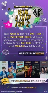 Watch & Win - Trip to San Diego Comic-Con 2018